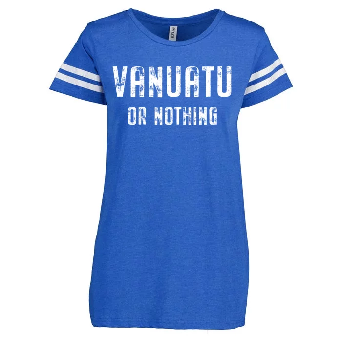 Vanuatu Lover Vanuatu Or Nothing Gift Enza Ladies Jersey Football T-Shirt