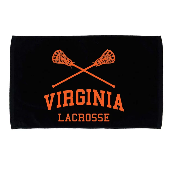 Virginia Lacrosse Vintage Lax Weathered Microfiber Hand Towel