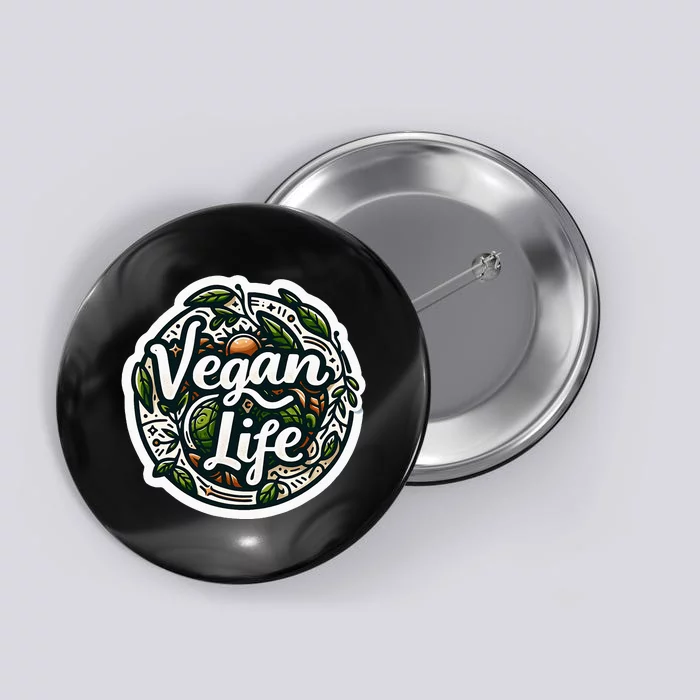 Vegan Life Button