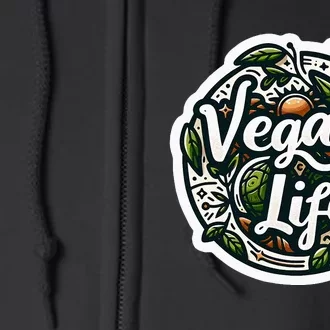 Vegan Life Full Zip Hoodie