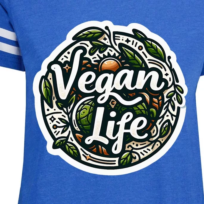 Vegan Life Enza Ladies Jersey Football T-Shirt