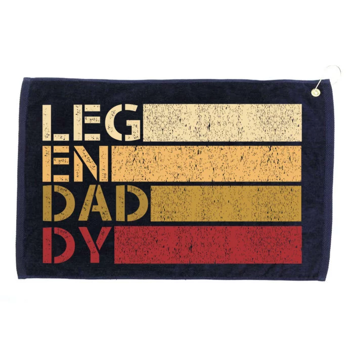 Vintage Legendaddy Worlds Coolest Dad Fathers Day Gift Cool Gift Grommeted Golf Towel