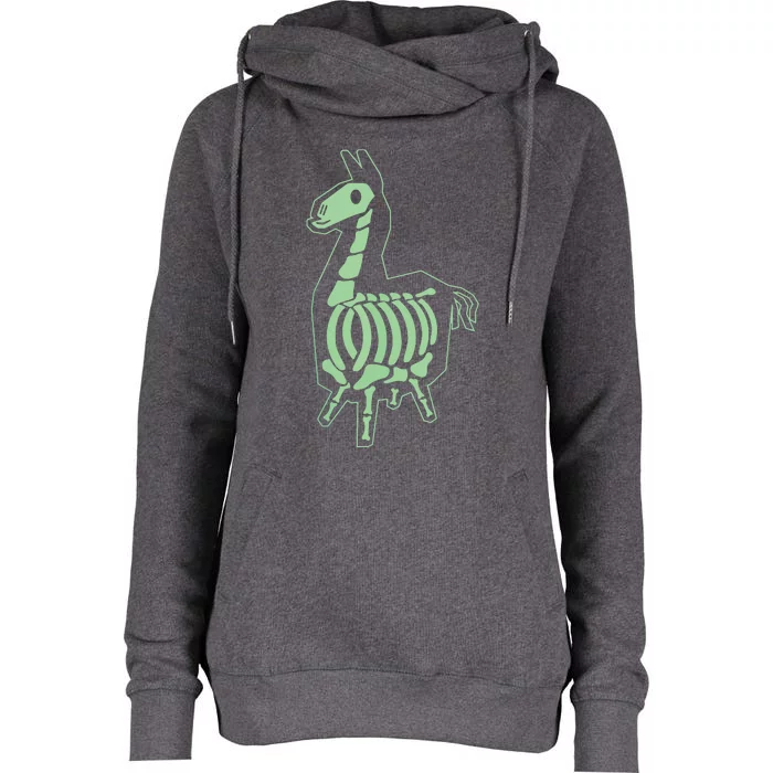 Victory Llama XRay Womens Funnel Neck Pullover Hood