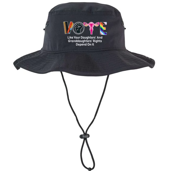 Vote Like Your Daughters And Granddaughters Rights Depend Legacy Cool Fit Booney Bucket Hat