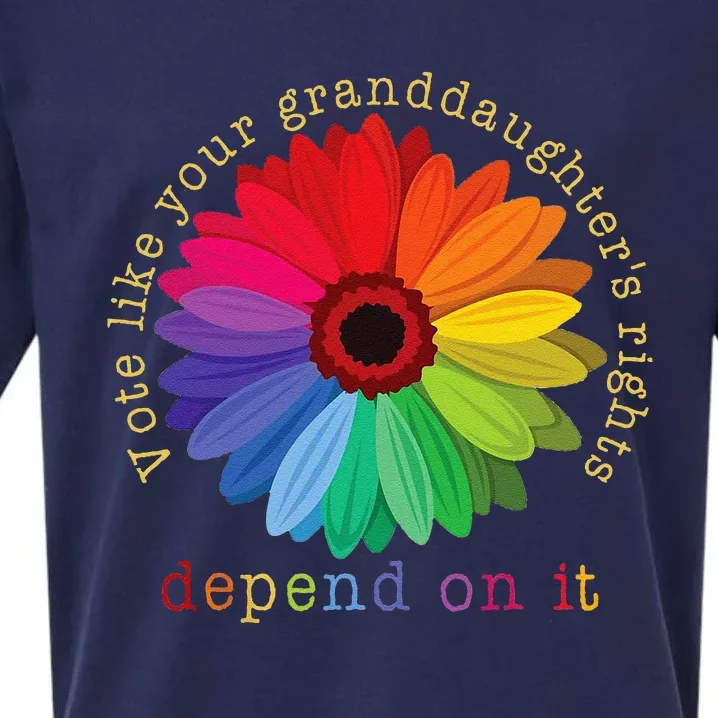 Vote Like Your GranddaughterS Rights Depend On It Sueded Cloud Jersey T-Shirt