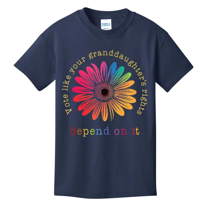 Vote Like Your GranddaughterS Rights Depend On It Kids T-Shirt