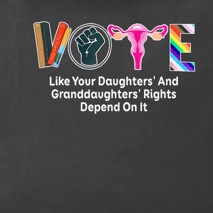 Vote Like Your Daughters And Granddaughters Rights Depend Zip Tote Bag