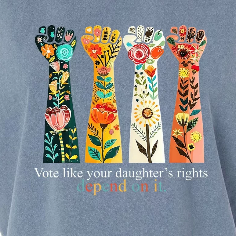 Vote Like Your Daughters Rights Garment-Dyed Women's Muscle Tee