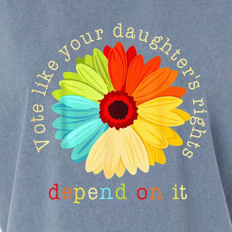 Vote Like Your Daughters Rights Depend On It Garment-Dyed Women's Muscle Tee