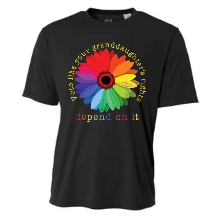 Vote Like Your Granddaughters Rights Depend On It Cooling Performance Crew T-Shirt