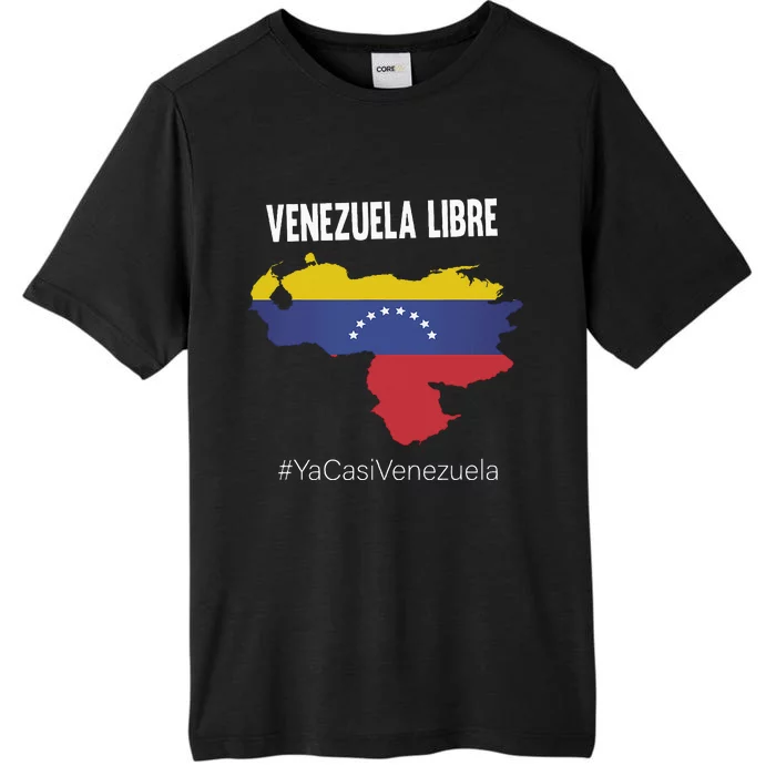 Venezuela Libre Ya Casi Venezuela ChromaSoft Performance T-Shirt