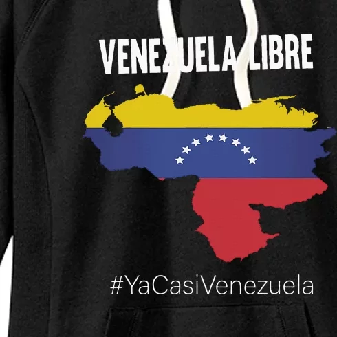 Venezuela Libre Ya Casi Venezuela Women's Fleece Hoodie