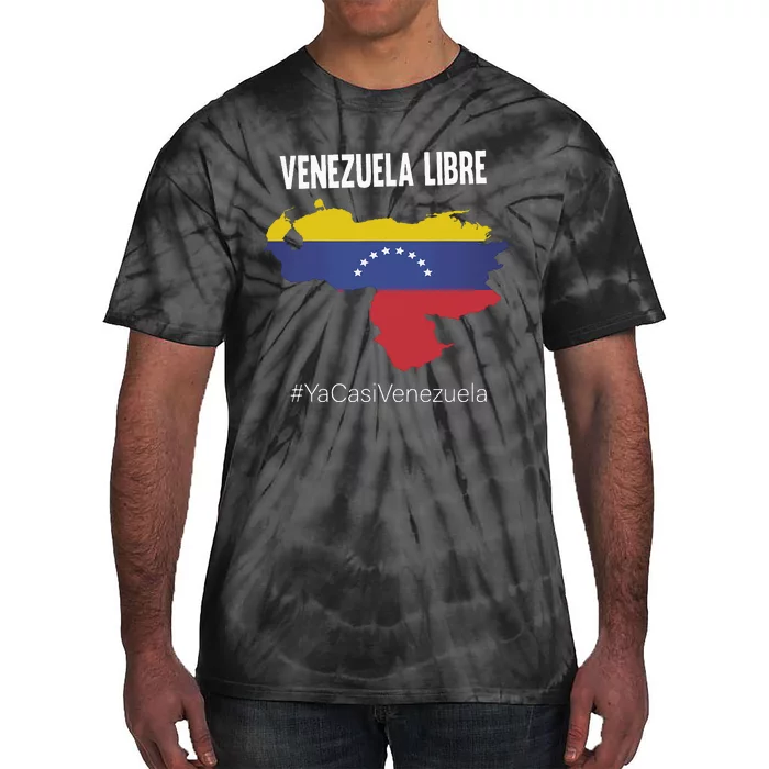 Venezuela Libre Ya Casi Venezuela Tie-Dye T-Shirt