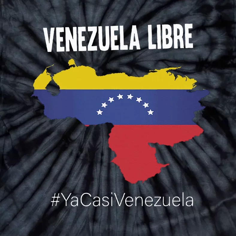 Venezuela Libre Ya Casi Venezuela Tie-Dye T-Shirt