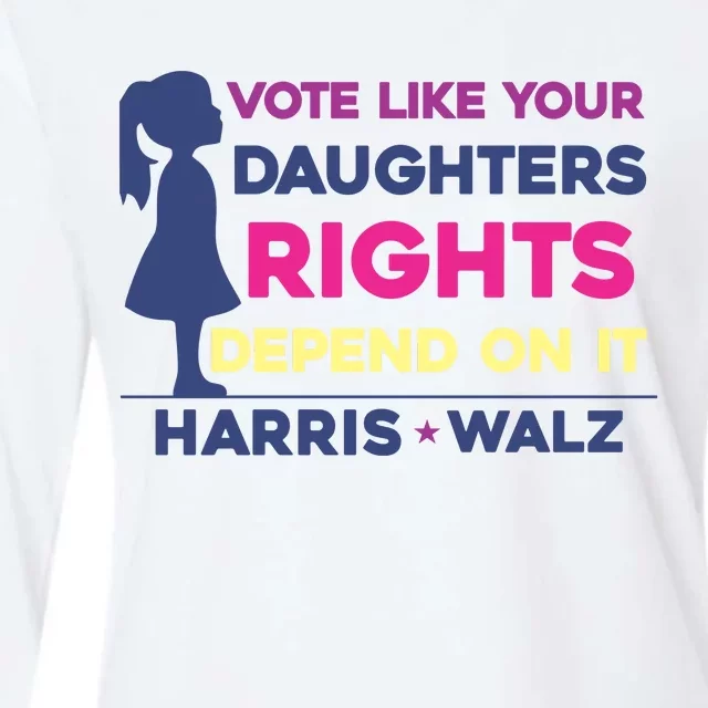 Vote Like Your DaughterS Rights Depend On It Womens Cotton Relaxed Long Sleeve T-Shirt