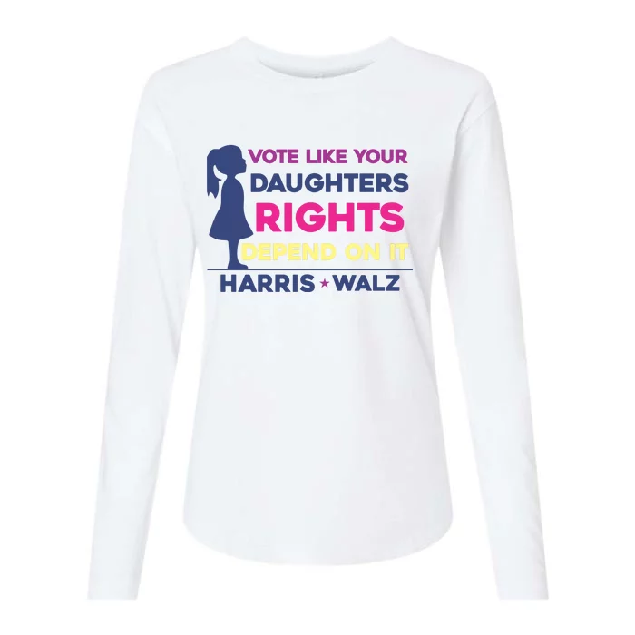 Vote Like Your DaughterS Rights Depend On It Womens Cotton Relaxed Long Sleeve T-Shirt