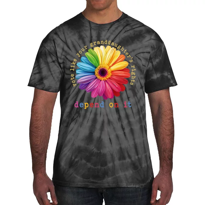 Vote Like Your Granddaughters Rights Depend On It Tie-Dye T-Shirt