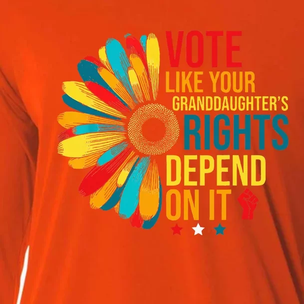 Vote Like Your Daughters Granddaughters Rights Depend On It Cooling Performance Long Sleeve Crew