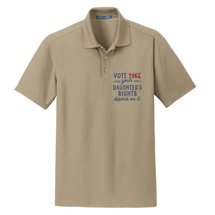 Vote Like Your DaughterS Rights Depend On It Dry Zone Grid Performance Polo