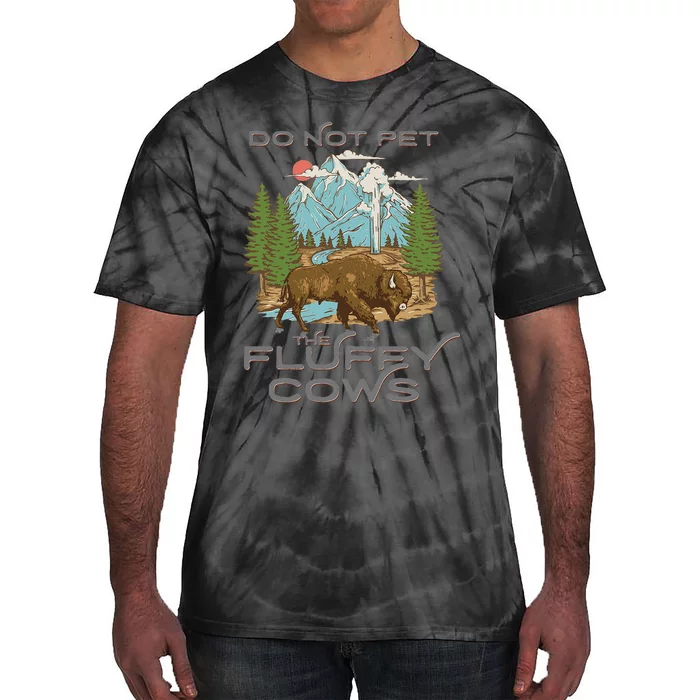 Vintage Look Yellowstone National Park Bison Lover Tie-Dye T-Shirt