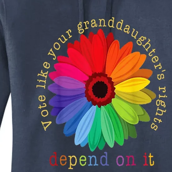 Vote Like Your GranddaughterS Rights Women's Pullover Hoodie