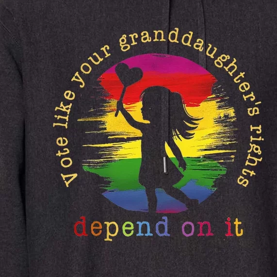 Vote Like Your GranddaughterS Rights Depend On It Premium Hoodie