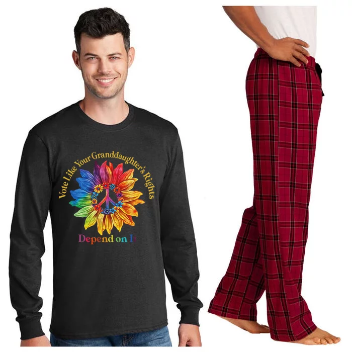 Vote Like Your GranddaughterS Rights Depend On It Long Sleeve Pajama Set