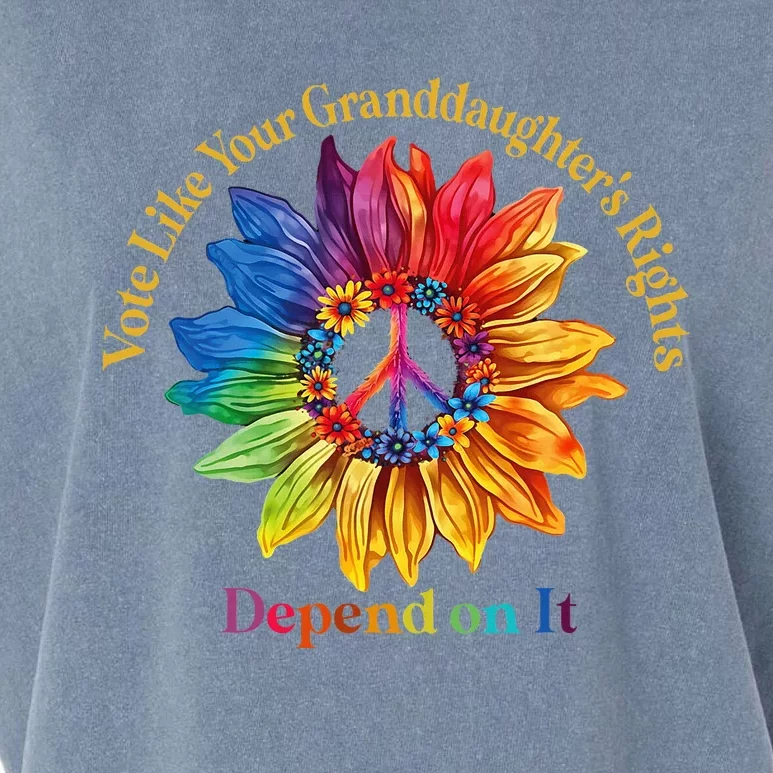 Vote Like Your GranddaughterS Rights Depend On It Garment-Dyed Women's Muscle Tee