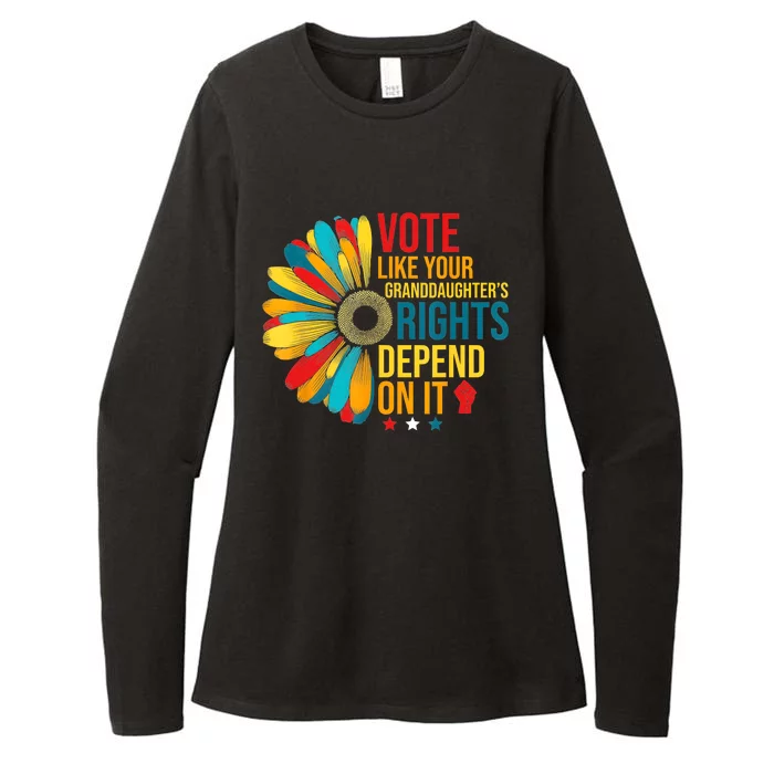 Vote Like Your Daughters Granddaughters Rights Depend On It Womens CVC Long Sleeve Shirt