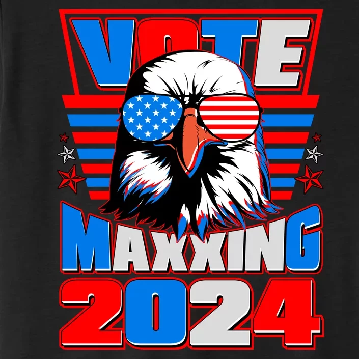 Vote Maxxing 2024 Election Patriotic Eagle ChromaSoft Performance T-Shirt