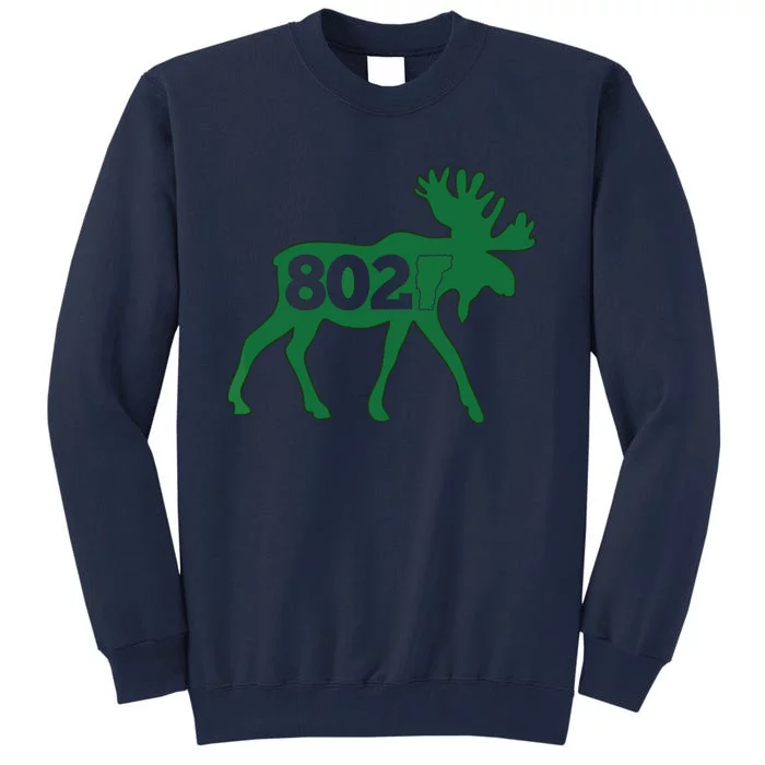 Vermont Moose 802 Vermont Green Mountain State Tall Sweatshirt