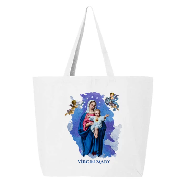 Virgin Mary Angel Religious Gift Art 25L Jumbo Tote