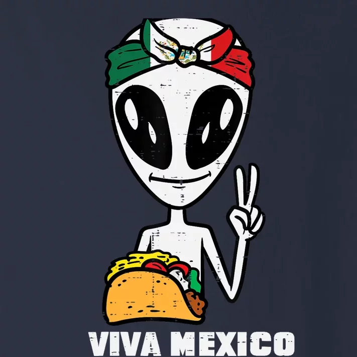 Viva Mexico Alien Cinco De Mayo Mexican Independence Day Toddler Long Sleeve Shirt