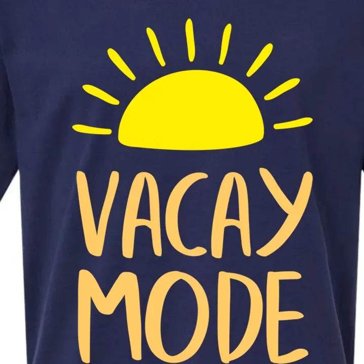 Vacay Mode Awesome Summer Vacation Vibes Cute Gift Sueded Cloud Jersey T-Shirt