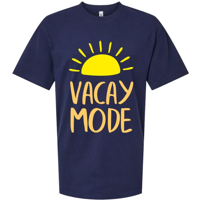 Vacay Mode Awesome Summer Vacation Vibes Cute Gift Sueded Cloud Jersey T-Shirt