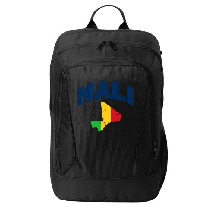 Vintage Mali Athletic Map And Flag City Backpack