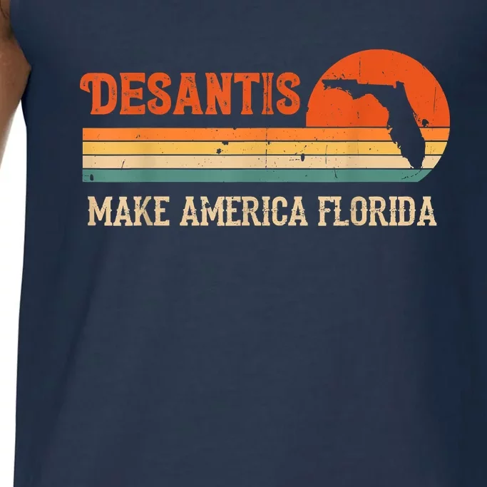 Vintage Make America Florida, DeSantis 2024 Election Comfort Colors® Tank Top