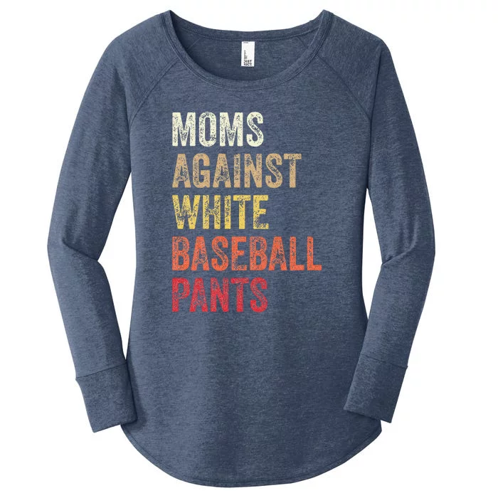 Vintage Moms Against White Baseball Pants Women's Perfect Tri Tunic Long Sleeve Shirt