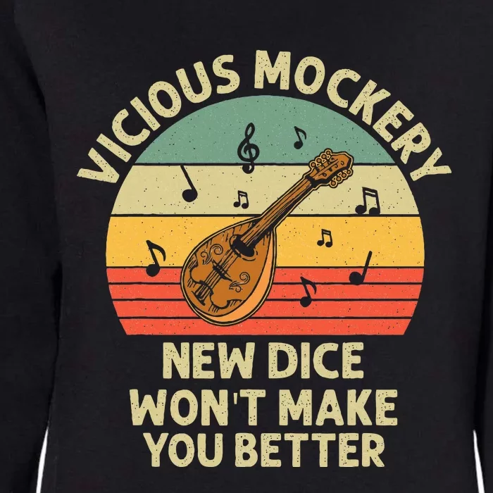 Vicious Mockery Bard Womens California Wash Sweatshirt