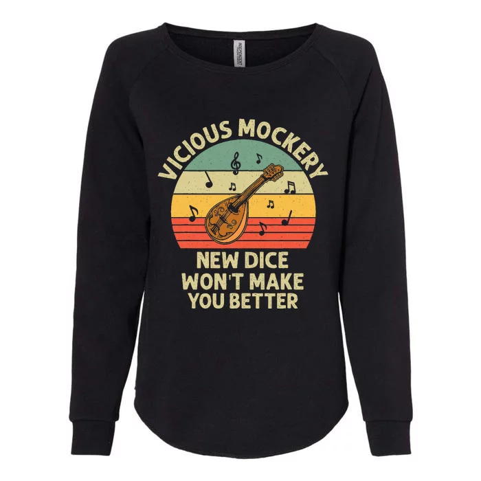 Vicious Mockery Bard Womens California Wash Sweatshirt