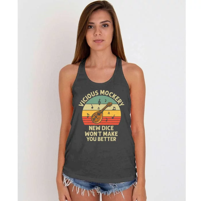 Vicious Mockery Bard Women's Knotted Racerback Tank