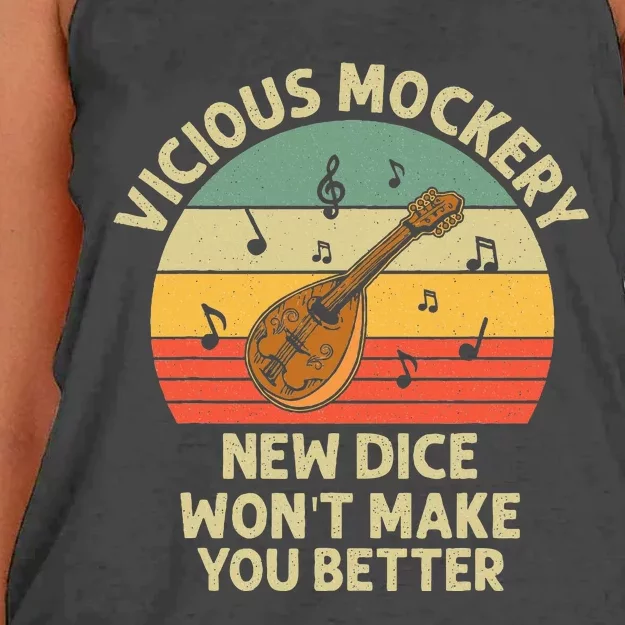 Vicious Mockery Bard Women's Knotted Racerback Tank