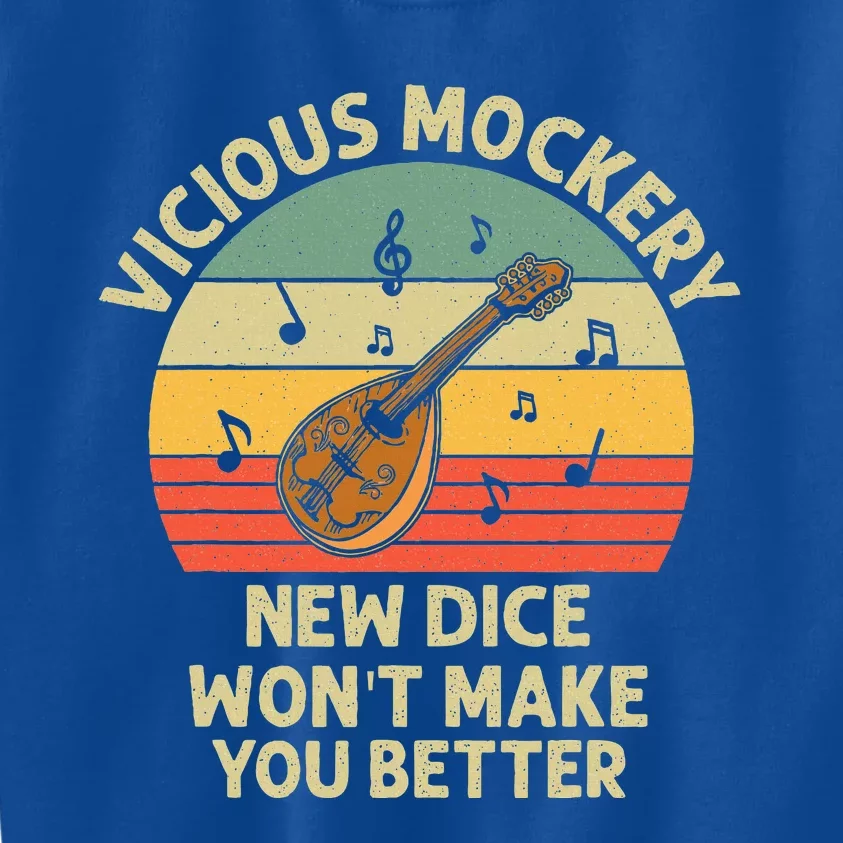 Vicious Mockery Bard Kids Sweatshirt