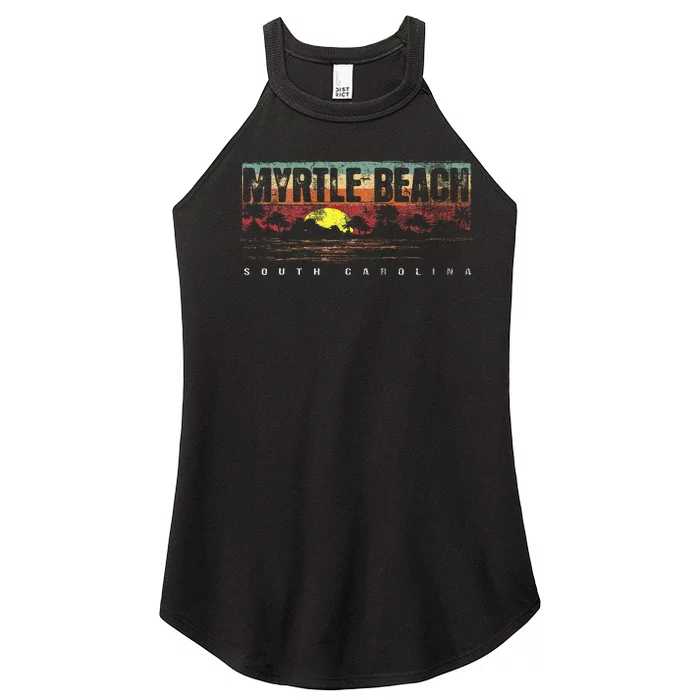 Vintage Myrtle Beach South Carolina Women’s Perfect Tri Rocker Tank