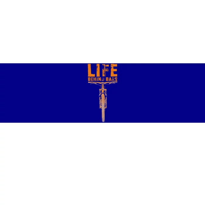 Vintage Mountain Bike Life Behind Bars Bumper Sticker