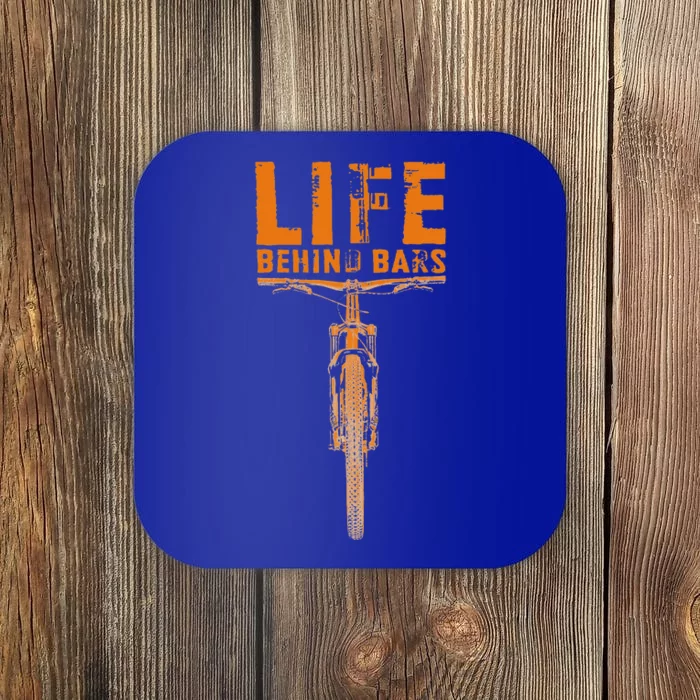 Vintage Mountain Bike Life Behind Bars Coaster