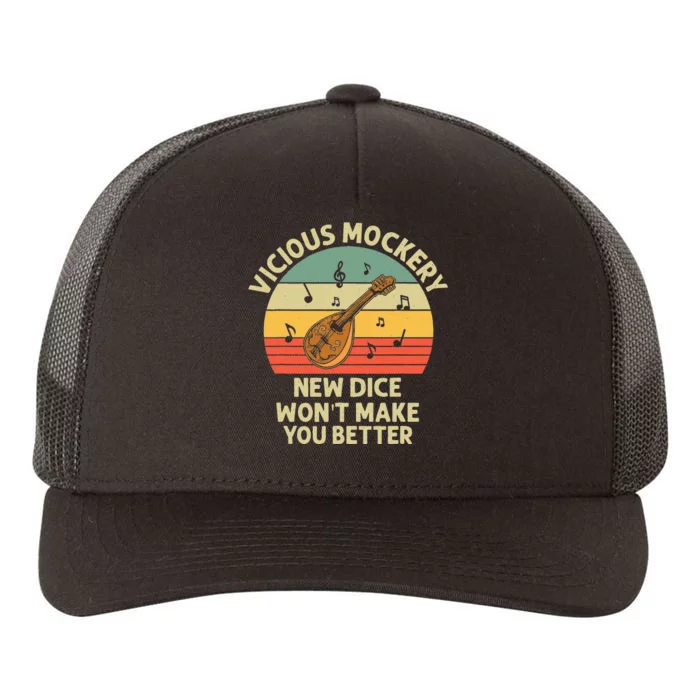 Vicious Mockery Bard Yupoong Adult 5-Panel Trucker Hat