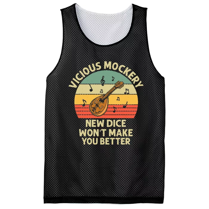 Vicious Mockery Bard Mesh Reversible Basketball Jersey Tank