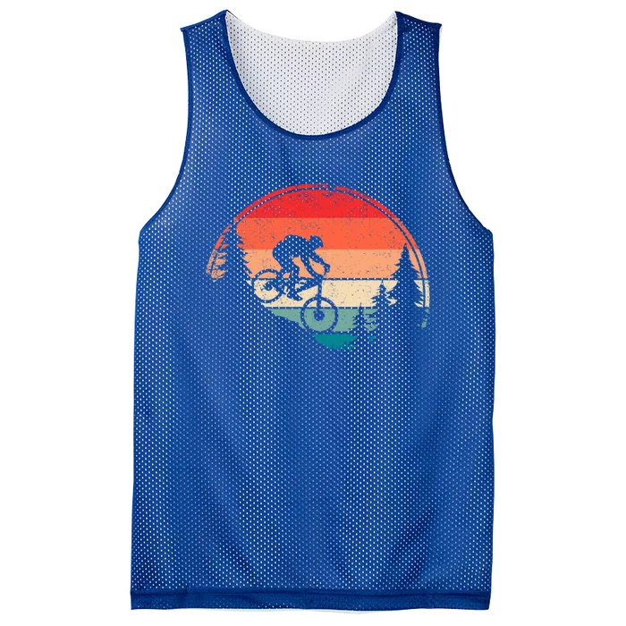 Vintage Mountain Bike Mtb Downhill Biking Cycling Gift Mesh Reversible Basketball Jersey Tank