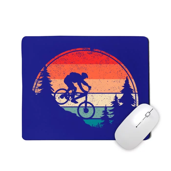 Vintage Mountain Bike Mtb Downhill Biking Cycling Gift Mousepad